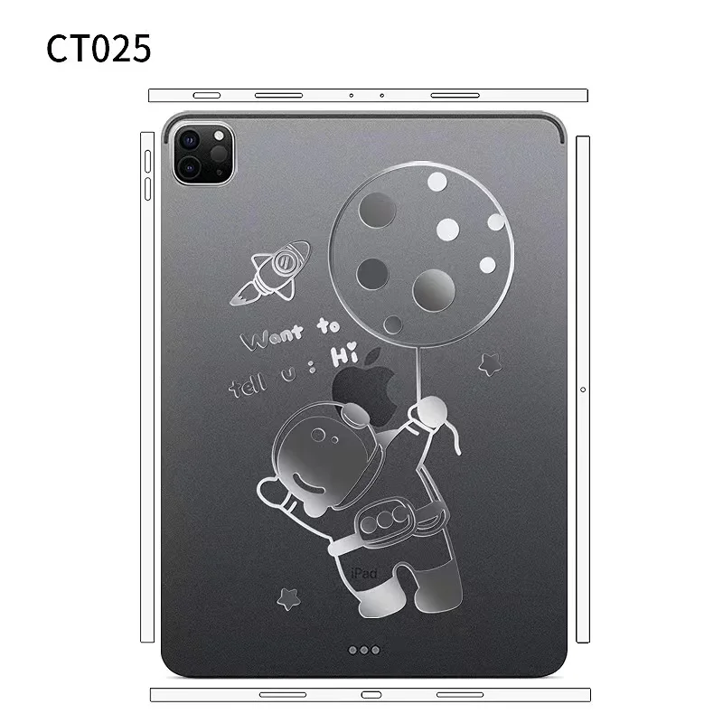 Hot! Clear Matte Dragon Film for iPad Pro 2021 2020 2018 12.9 11 Air 4 Mini 6 Case Back Cover Decal Skin Protector Sticker