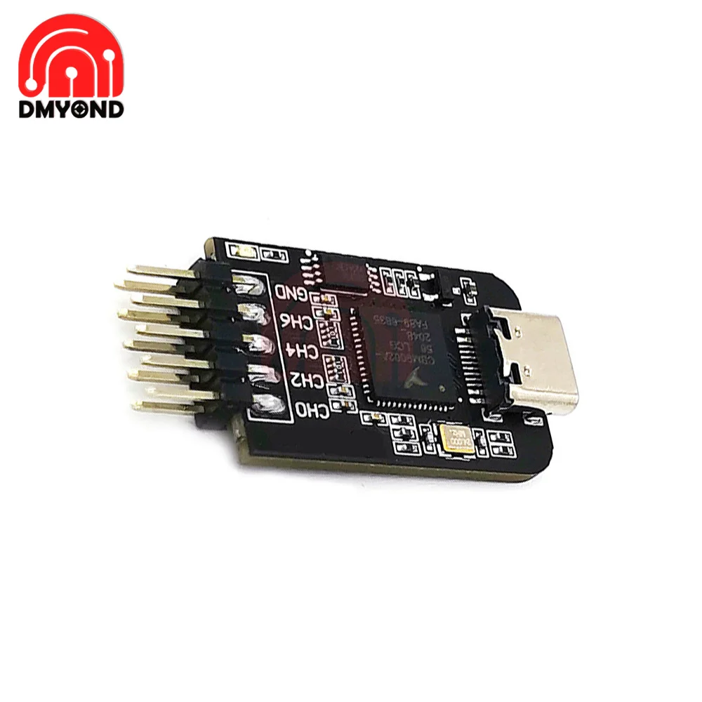 Mini Logic Analyzer Type-C InterfaceMCU ARM FPGA Debugging Tool 24m Sampling 8 Channels Analyzer Development Board Module 4