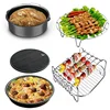 Air Fryer Accessories 7 Inch for Gowise Phillips Cozyna and Secura, Set of 7 Fit all electric fryer 3.7QT - 4.2QT - 5.3QT 4