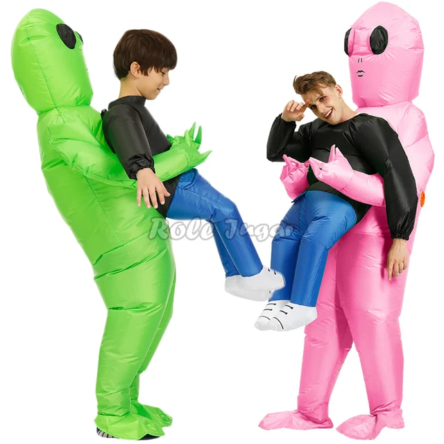 Disfraz de Alien inflable para Halloween, disfraz de Alien hinchable,  disfraz de fantasía para adultos con capa - AliExpress