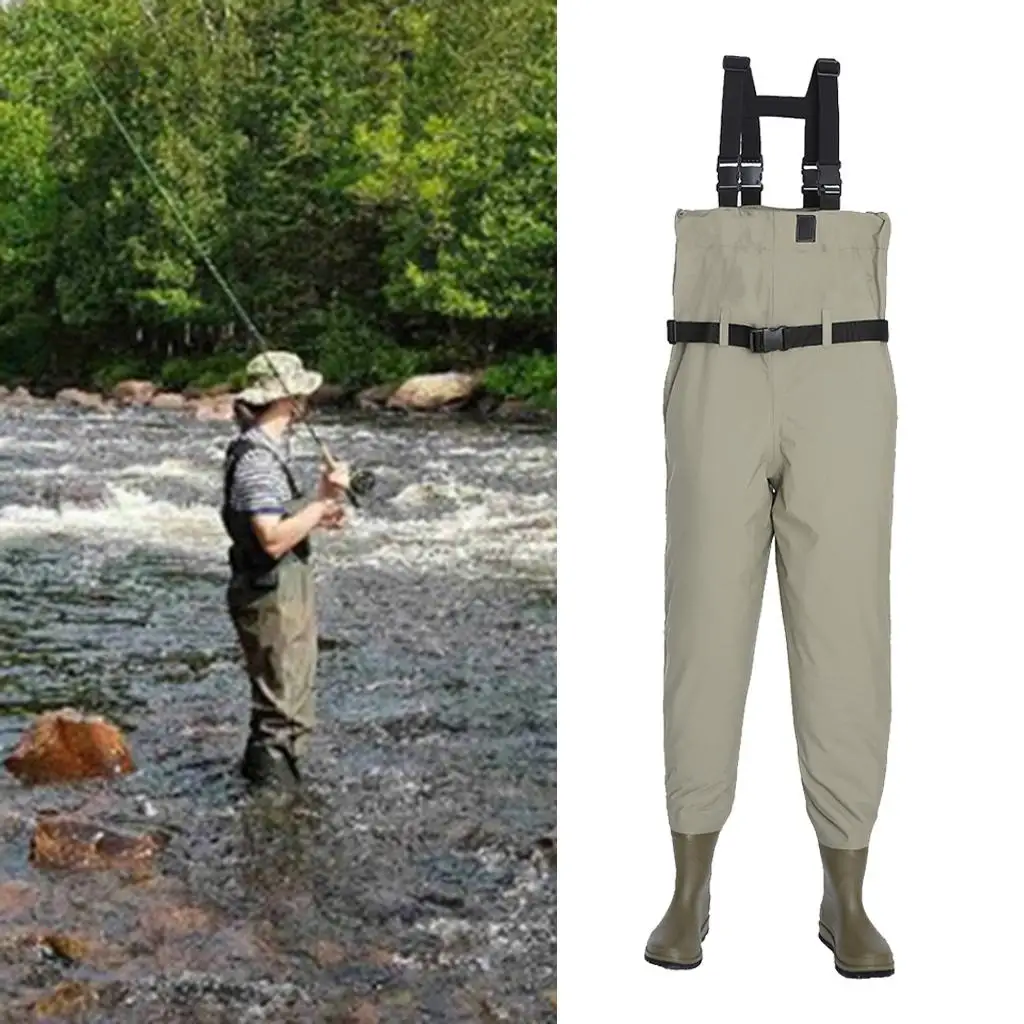 Bootfoot Chest Wader, Nylon Waterproof Fishing & Hunting Waders for Men and  Women - AliExpress