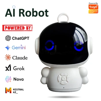 CLOUDRAKER Robot Intelligente con Riconoscimento Vocale AI, Giocattolo Educativo per Bambini, Interattivo con la Voce, Racconta Storie, Chatbot Compagno