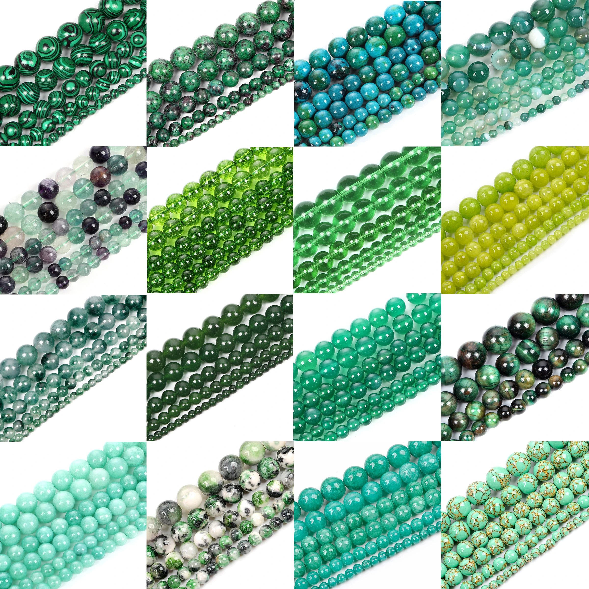 Stones Crystals Jade Green Beads Natural Stones Green Jade Stone
