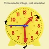Children Montessori Clock Educational Toys Hour Minute Second Cognition Matching Puzzle Toys Kids Early Preschool Teaching Aids 3