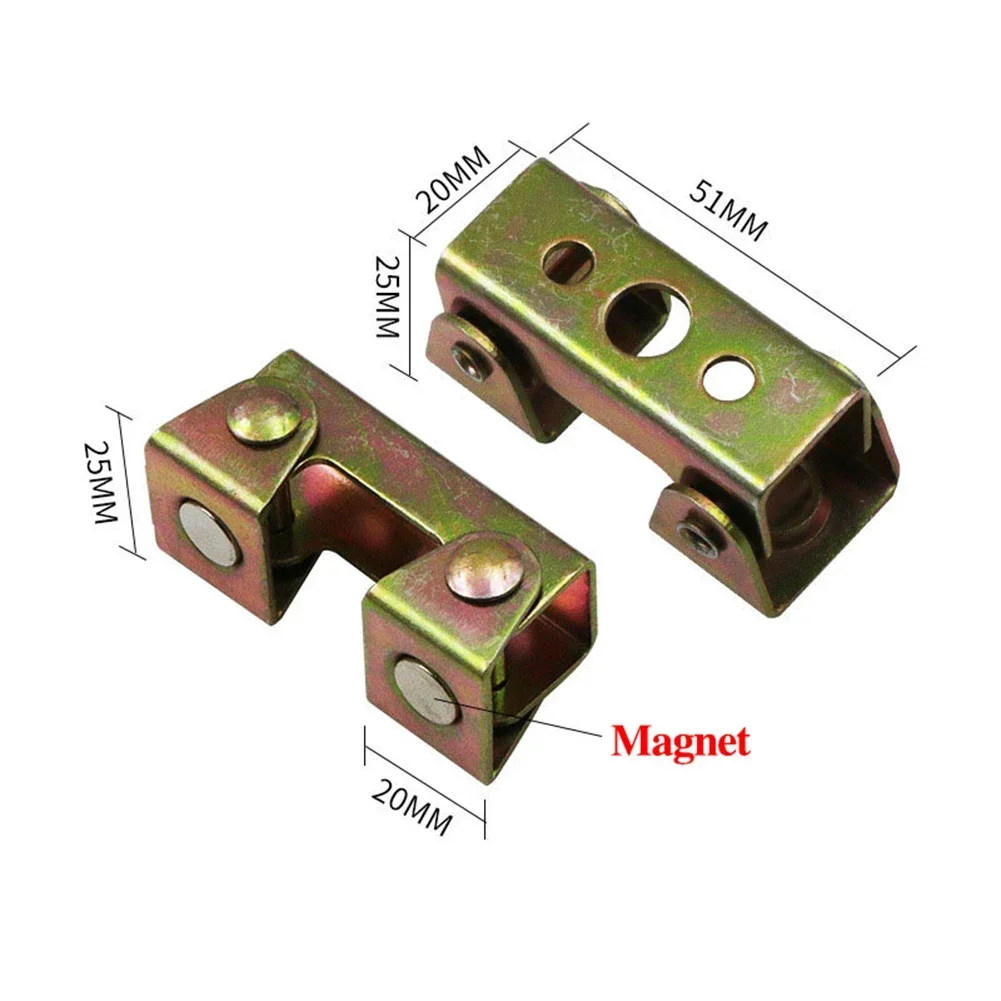 Magnetic V-shaped Clamp V Type Adjustable Magnet V-Pads Welding Clip Fixture Welding Holder Positioner Hand Tool 1x