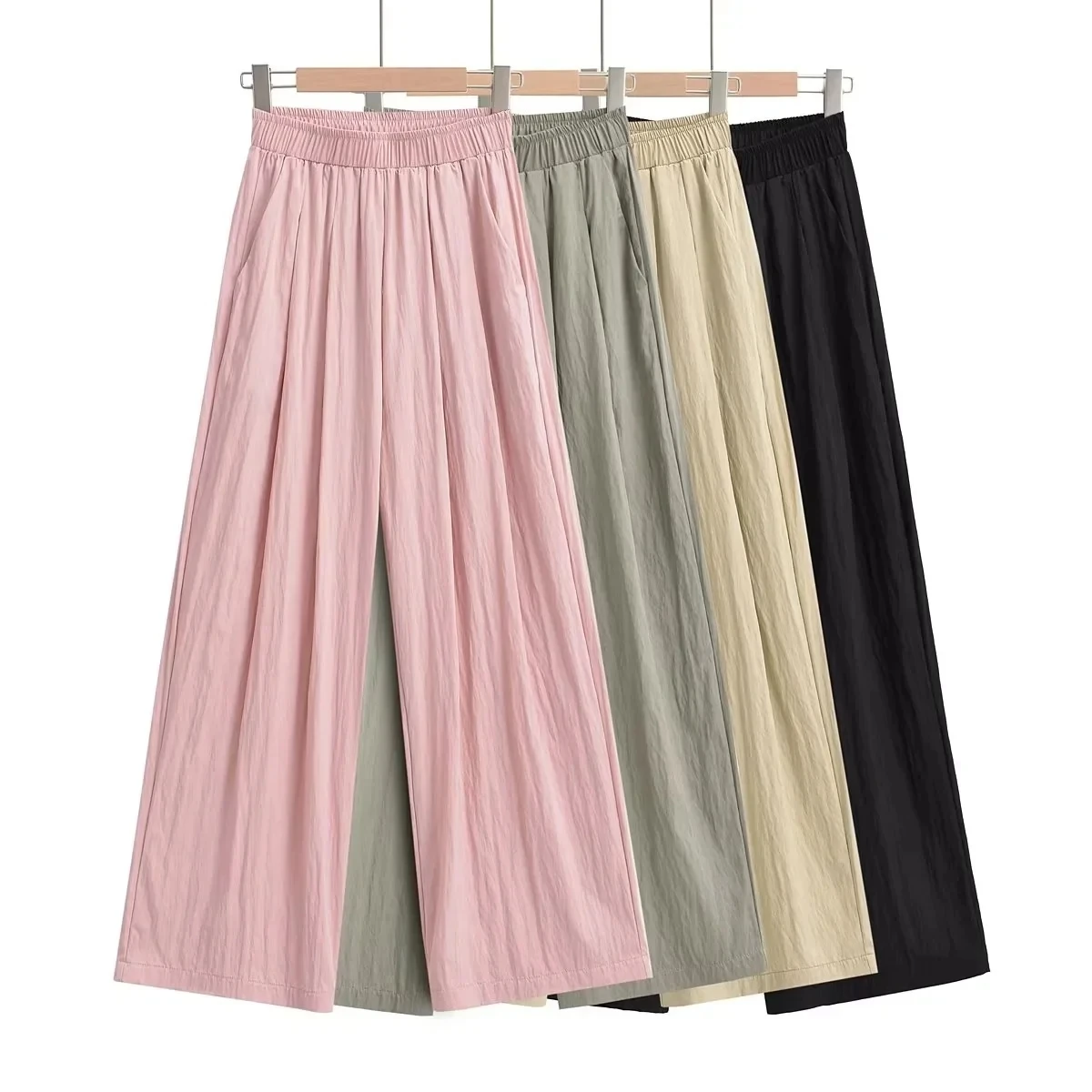 2024 new summer black pants long pants fahsion holiday and vocation pants