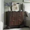32" Tall Fluted Nightstand Set of 2, Modern Side Table, 3 Drawers End Table w/Storage, Bedside for Bedroom, Nightstands 2