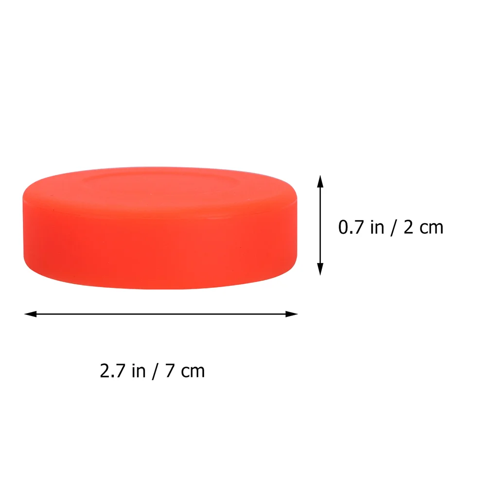 10 Pcs Ice Hockey PVC Ball Bounce Pucks for Game Standard Adjustable Rubber Accessory Balls