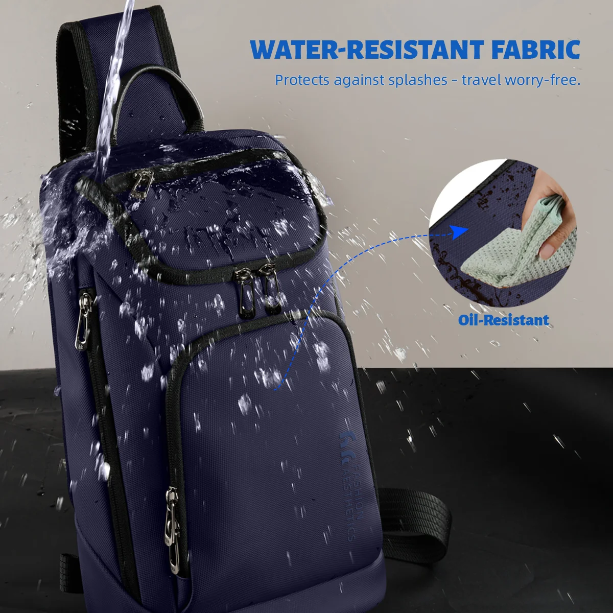 Heroic Knight Fashion Waterproof Men's Crossbody Messenger Bag
