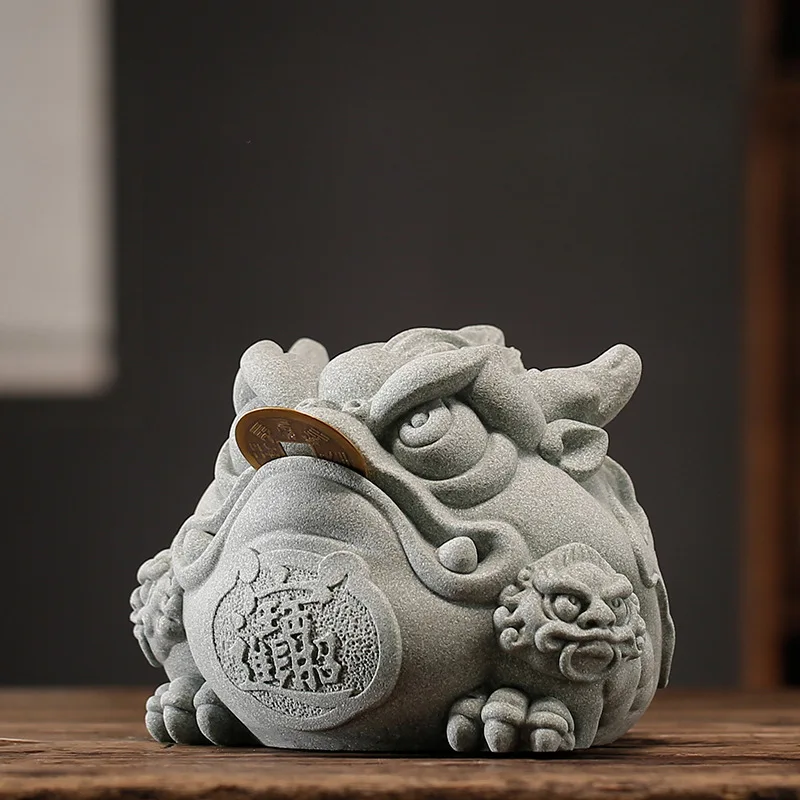 Chinese Style Golden Toad High end Ornaments Creative Colorful Gold Rich Flowing Oil Home Living Room