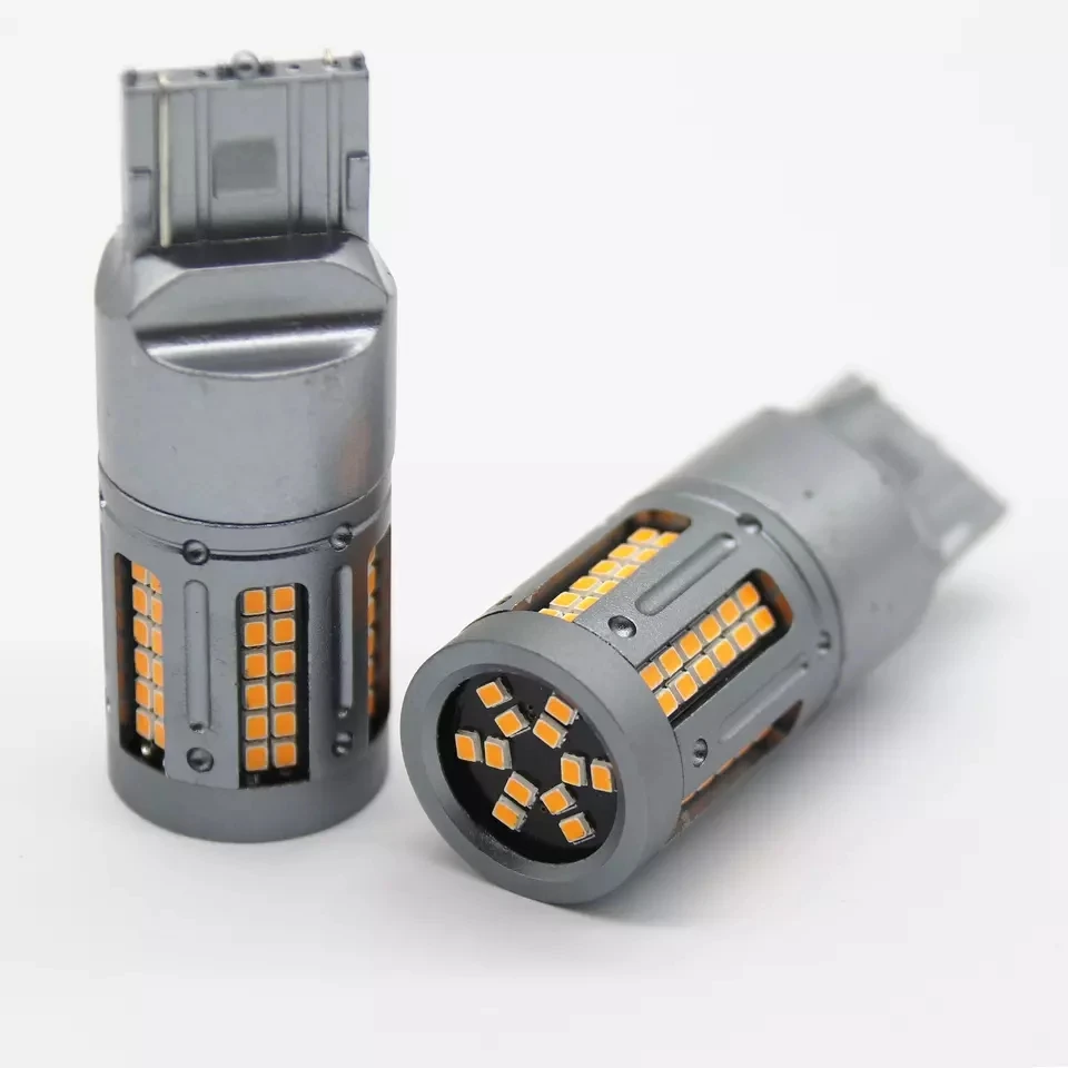 10Pcs Led   1156 BA15S P21W 1156 BAU15S PY21W 1157 BAY15D P21/5W T20 7440 W21W 7443 W21/5W 84Smd Canbus  