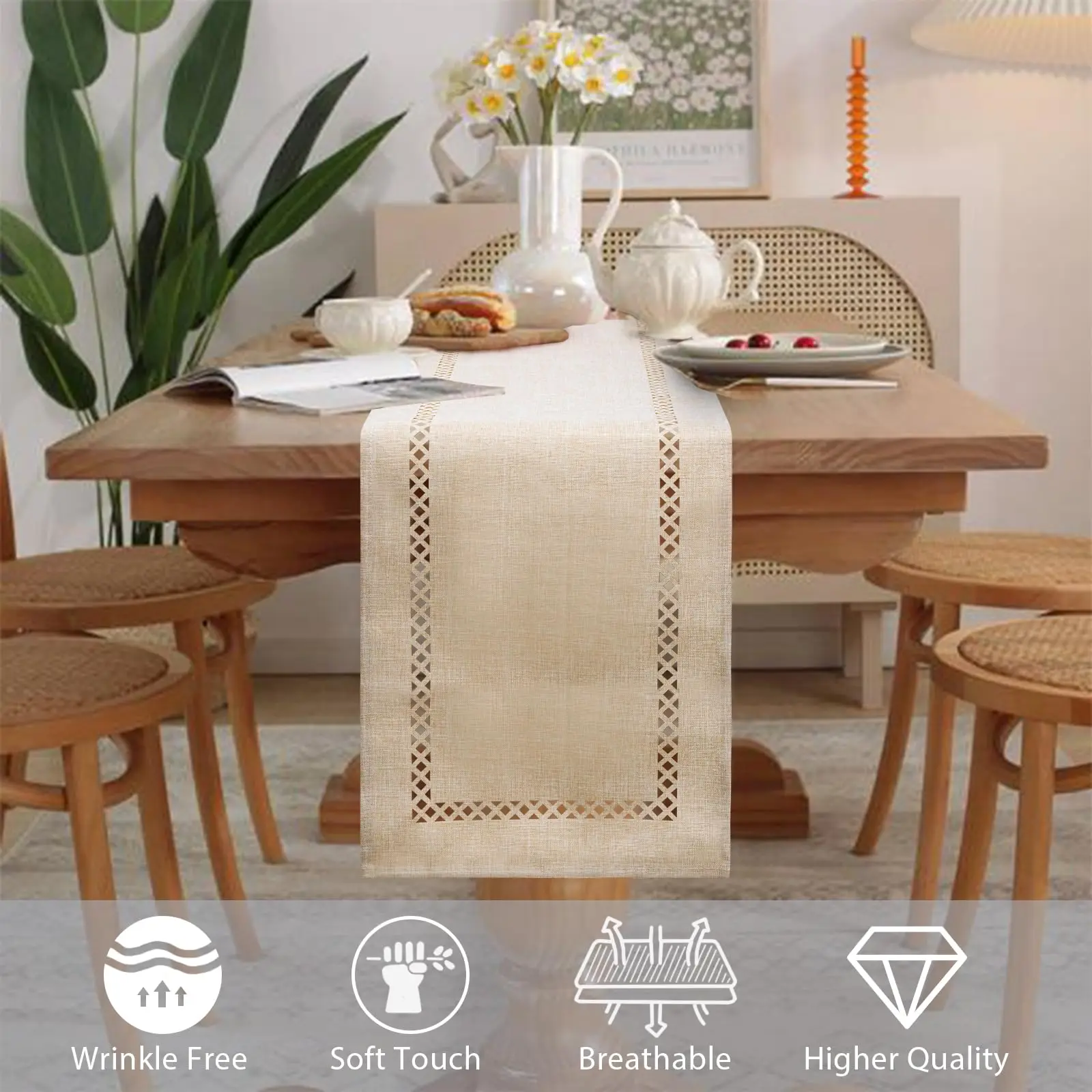 Modern Linen Table Runner 4