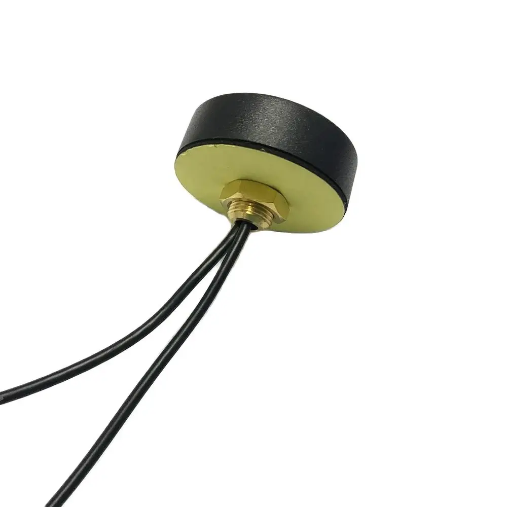 1PC Combined Antenna Small Round Type GPS Active+4G Aerial With Nut Extension Cable SMA Male Connector NEW Wholesale