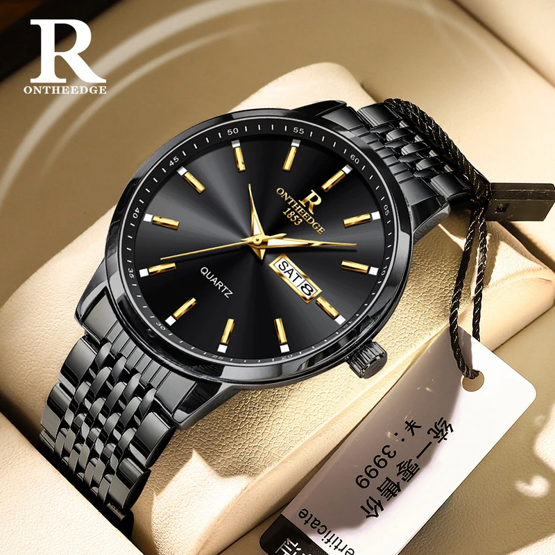 

Fashion Quartz Watch For Men Sports Top Luxury Male Stainless Steel Waterproof Luminous Date Week Mens Watches Relogio Masculino