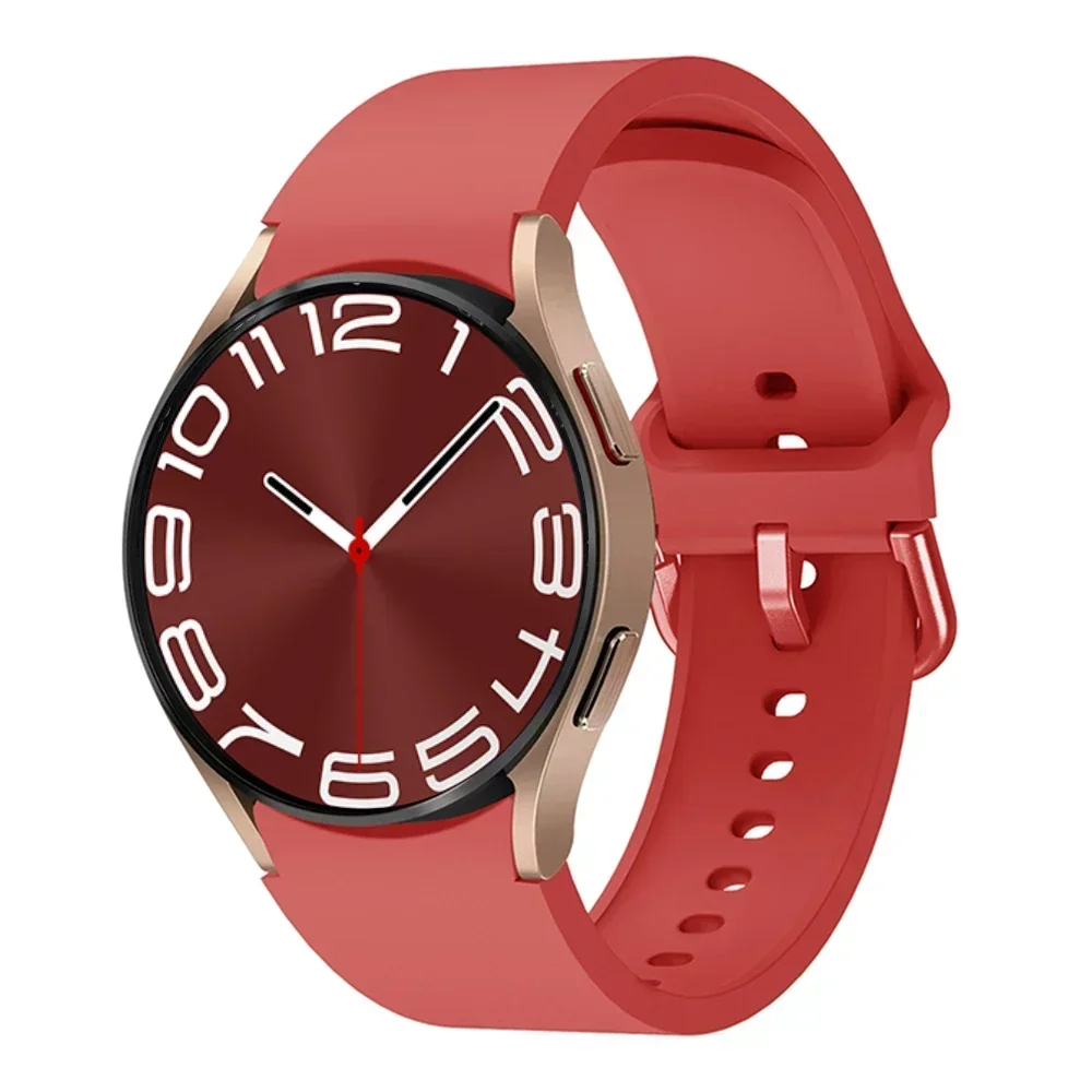 Sleek 20mm Silicone Watch Strap - Premium Wristband