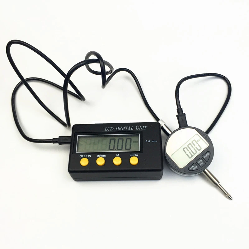 LCD 디스플레이 유닛, 디지털 디스플레이 유닛, 디지털 표시기, USB 포트, 0.01mm, 0.001mm, 12.7mm, 25.4mm