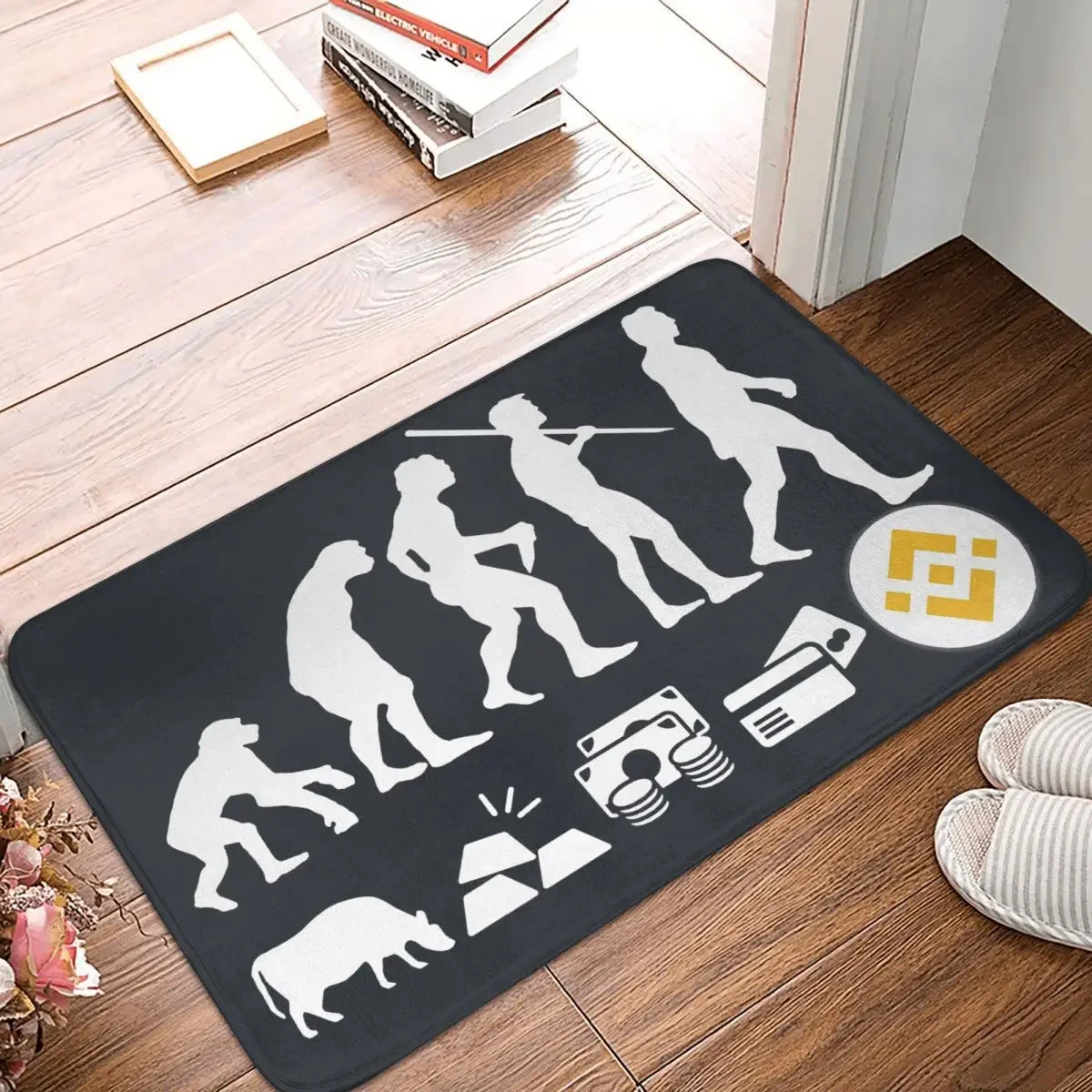 

Binance крипто-майнеры, коврик для ванной, эволюция денег, дверной коврик, фланелевый ковер, коврик для балкона, украшение для дома