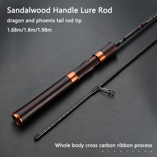 High Sensitive Dragon And Phoenix Tail Rod Tip Ultralight Rod 1.68m 1.8m  1.98m L Spinning Rod Trout Casting Fishing Pole Pesca - AliExpress