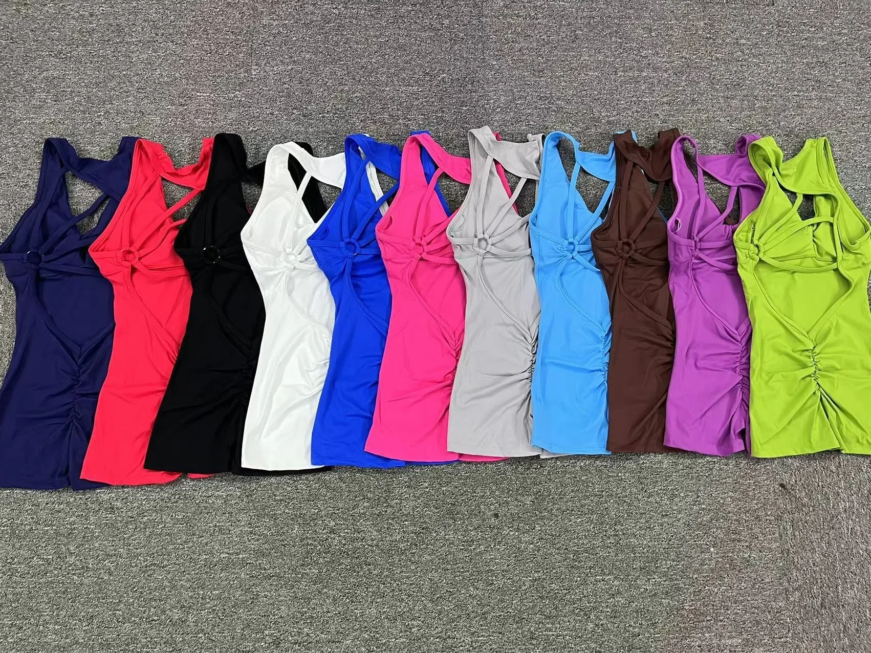 Sporty Jumpsuit Women Fitness Gym Overalls Push Up Sport Set Sportswear Yoga Workout Clothes Gray Red White Purple Coffee