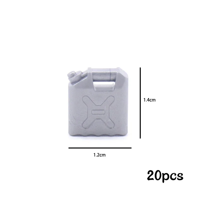 50 Pezzi MOC: Sacchetti Di Sabbia In Mattoncini Beige Per Minifigure – WW2, Militare, SWAT
