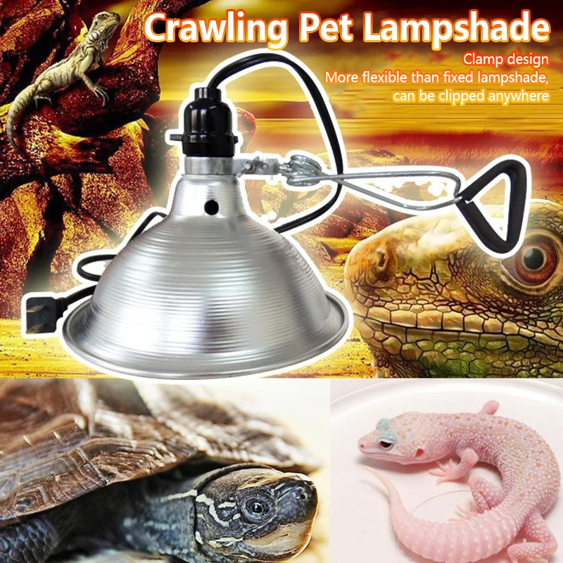 E27 Reptile Heating Lampshade Ceramic Heat Lamp Bulb Lighting Set Turtle Lizard Snake Reptiles Terrarium Lighting 25W/100W/200W
