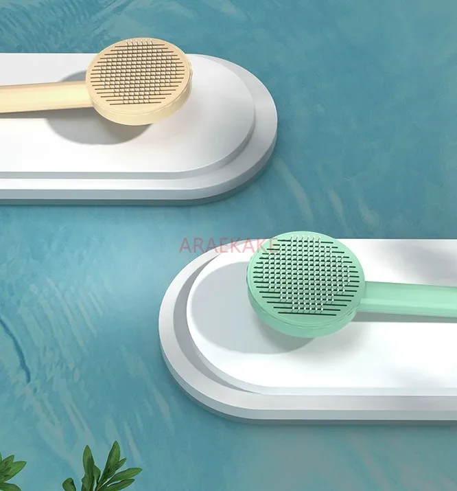 Cat comb for removing floating fur, cat cleaning with dog hair, pet flea removal, cat supplies, long hair comb brush