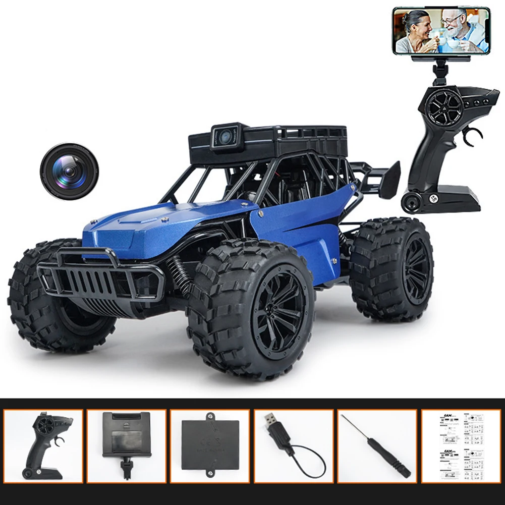 2.4G RC Car With Camera 1080P 5G WIFI Camera Real Time Voice Chatting Radio Speaker RC Car For Kids Birthday Gifts