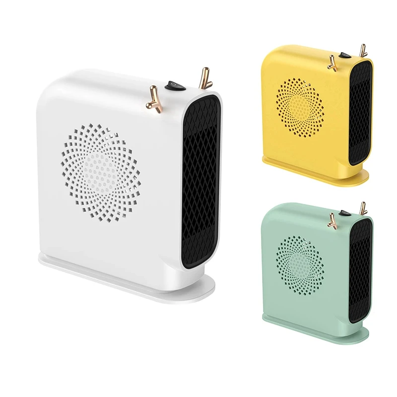 

1 PCS Electric Heater Fans ABS Portable Desktop Low 500W Consumption Heating For Home Bedroom Warmer Machine For Winter EU Plug