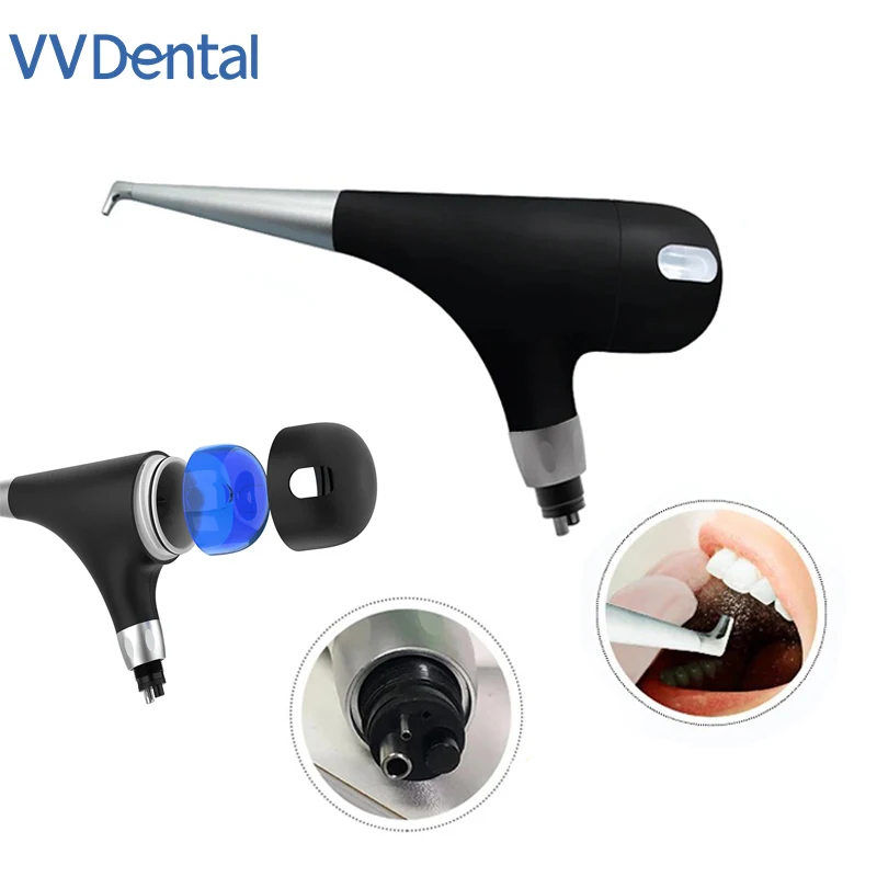 Vvdental Dental Air Prophy Unit Sbiancamento Dei Denti Spray Lucidatrice Jet Flusso D'Aria Igiene Orale Dentale Attrezzatura Per La Pulizia Dei Denti 