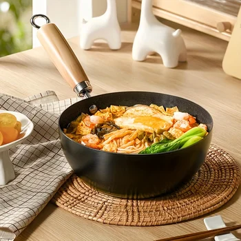 Mini Frying Pan Non-Stick Iron Pan Frypan Pot Saucepan Cooking Omelette Pans Wok For Kitchen Cookware Gadget Kitchen Supplie New 2