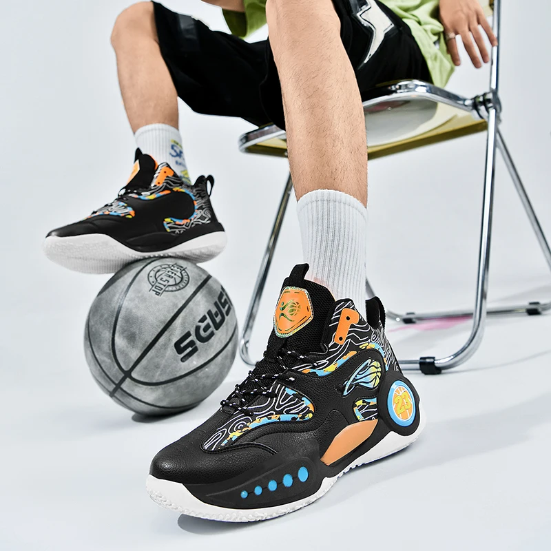 High-end atmosphere, high quality non-slip, shock-proof, comfortable fashion high quality basketball shoes
