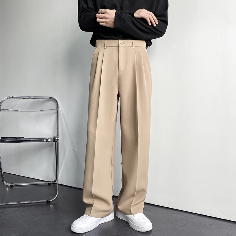 Safari Loose Pants Sports Mens Casual Pants Streetwear Cargo Pants Men's  Spring Autumn Plus Size Ankle Trousers Korean Fashion