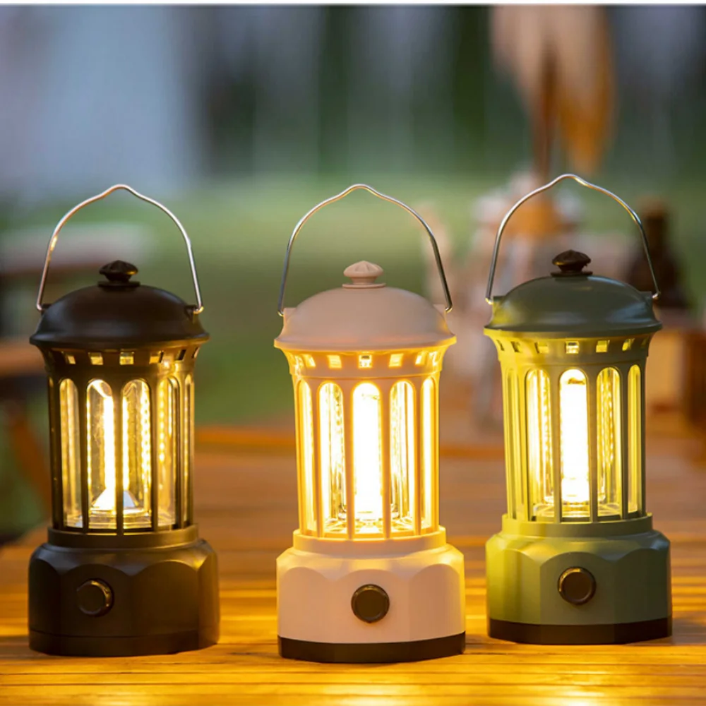 Description Picture 6 of itemVintage Camping Lantern Portable Flashlight Outdoor Rechargeable Lighting Tent Lights For Camping, Exploring