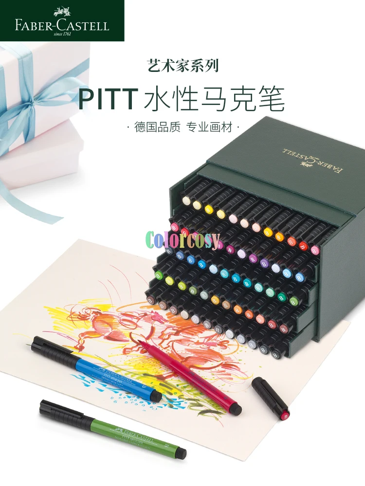 Faber Castell Pitt Artist pens portrait colors  Artist pens, Pitt artist  pens, Faber castell pitt artist
