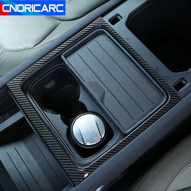 ABS Car Center Console Water Cup Storage Box Frame Decoration Cover