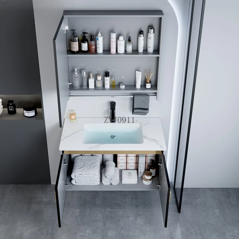 Closed Storage Toilet Cabinet Drawer Bathroom Furniture Corner Shelf Small Closet Washbasin Wall Pharmacy Mdf Wc Casa Arredo
