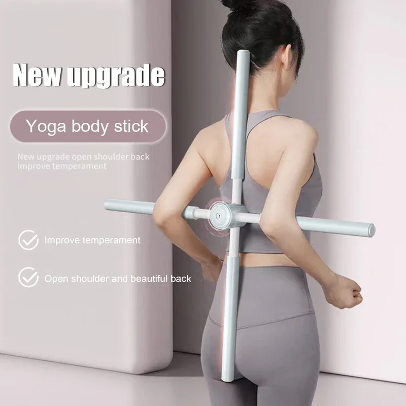Posture Corrector Shoulder Neck Humpback Corrector Stick Stretching Tool Humpback Correction Stick Retractable Design for Women 1