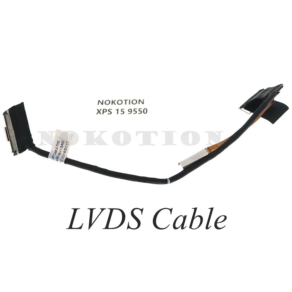 Cn-074Xjt 074Xjt Lcd Lvds Cavo Per Dell Xps Xps 15 9550 9560 Precision M5510 Muslimaam00 Edp Fhd74Xjt