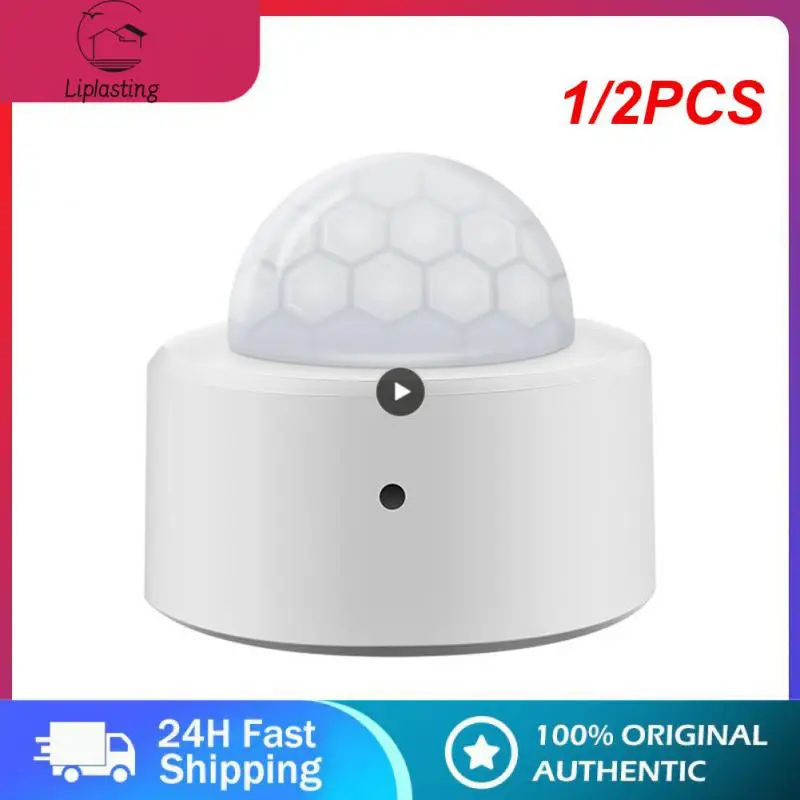 

1/2PCS Tuya Zigbee 3.0 Mini Smart Human Body Motion PIR Transducer Infrared Sensor Detector Smart Life Home Security Phone APP