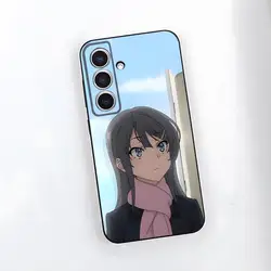 Mai Sakurajima Shockproof Soft Phone Case - Stylish and Protective Cover - Samsung A31 4G (Black1)