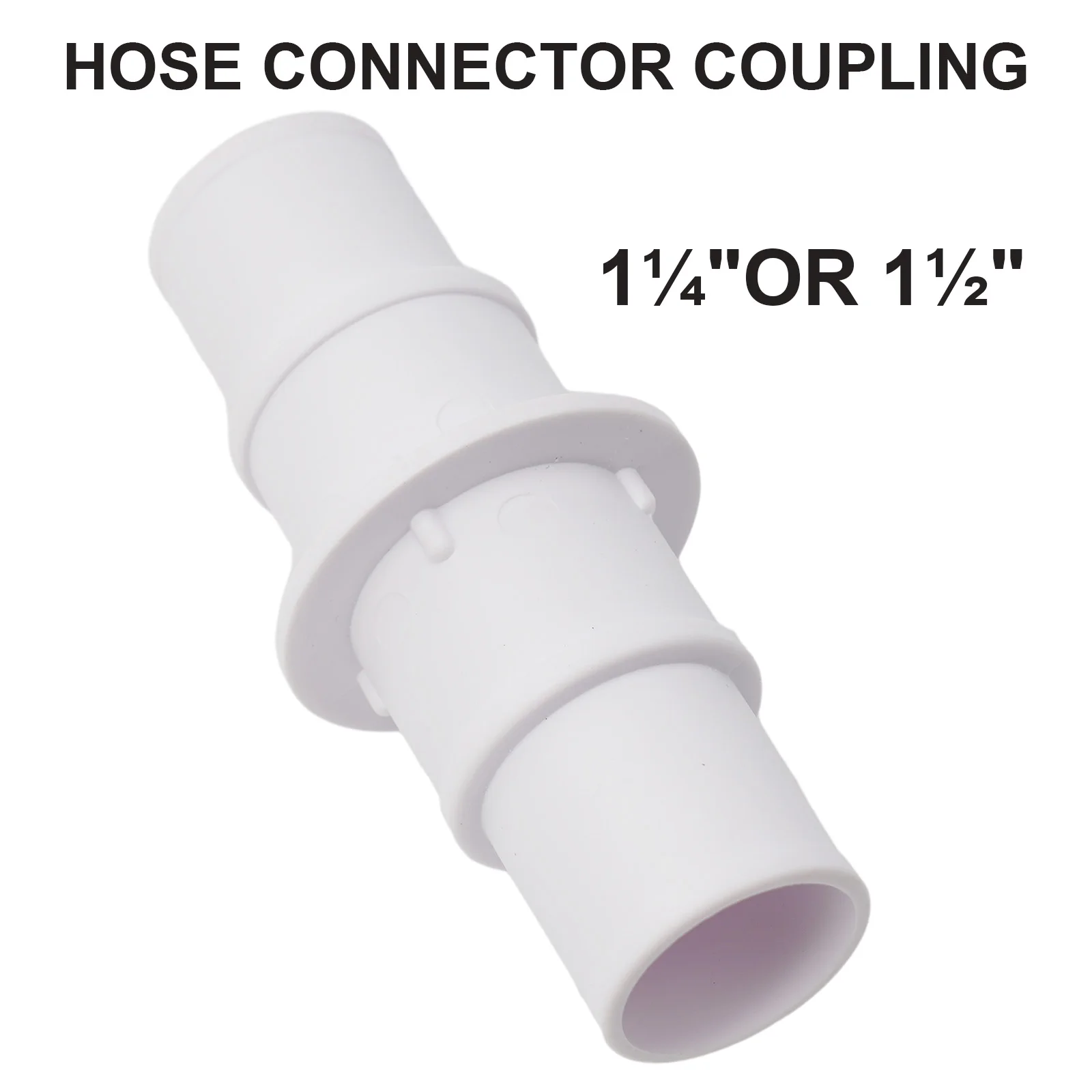 

Coupling Hose Connector Pool Equipment Parts Vacuums Cleaner Adapter 1-1/4\\\\\\\" Or 1-1/2\\\\\\\" Connect Swimming Pools