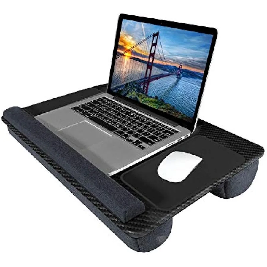 Kavalan Portable Lap Desk with Cushion and Gadget Slot