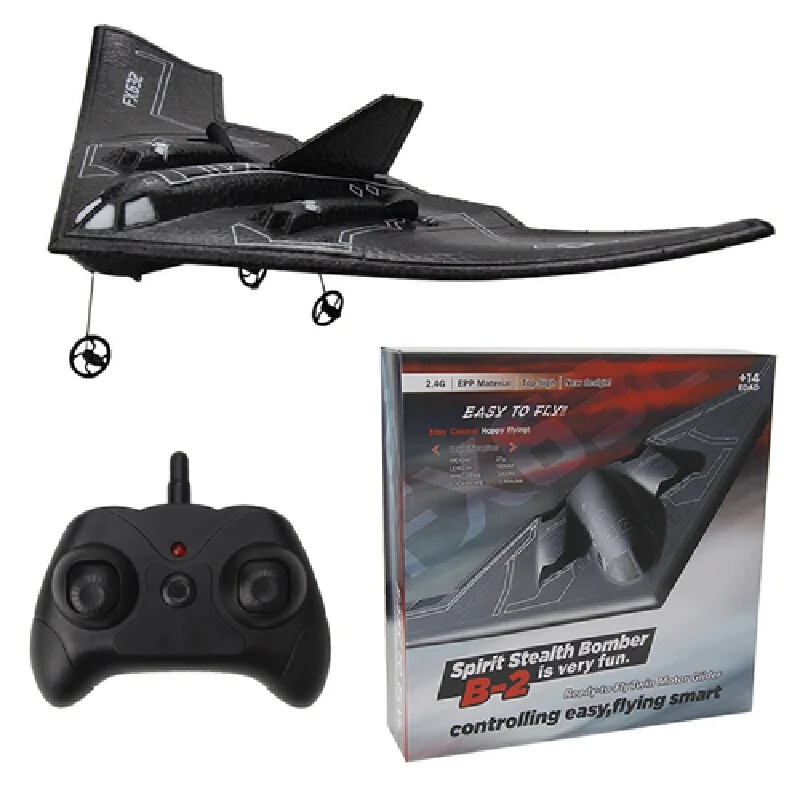 Rc Plane Flying Bear Fx632 Remote Controlled Model Airplane Toy Triangle Wing B-2 Drop Resistant Fixed Wing Glider 6