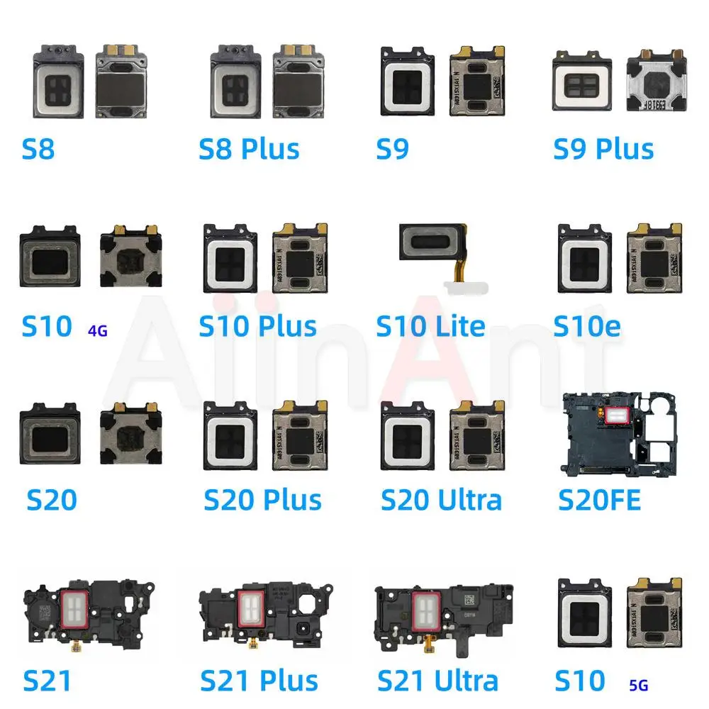 Auricolare Superiore Per Samsung Galaxy S10 S20 S21 S8 S9 Lite Plus Ultra Front Ear Phone Auricolare Altoparlante Cavo Flessibile