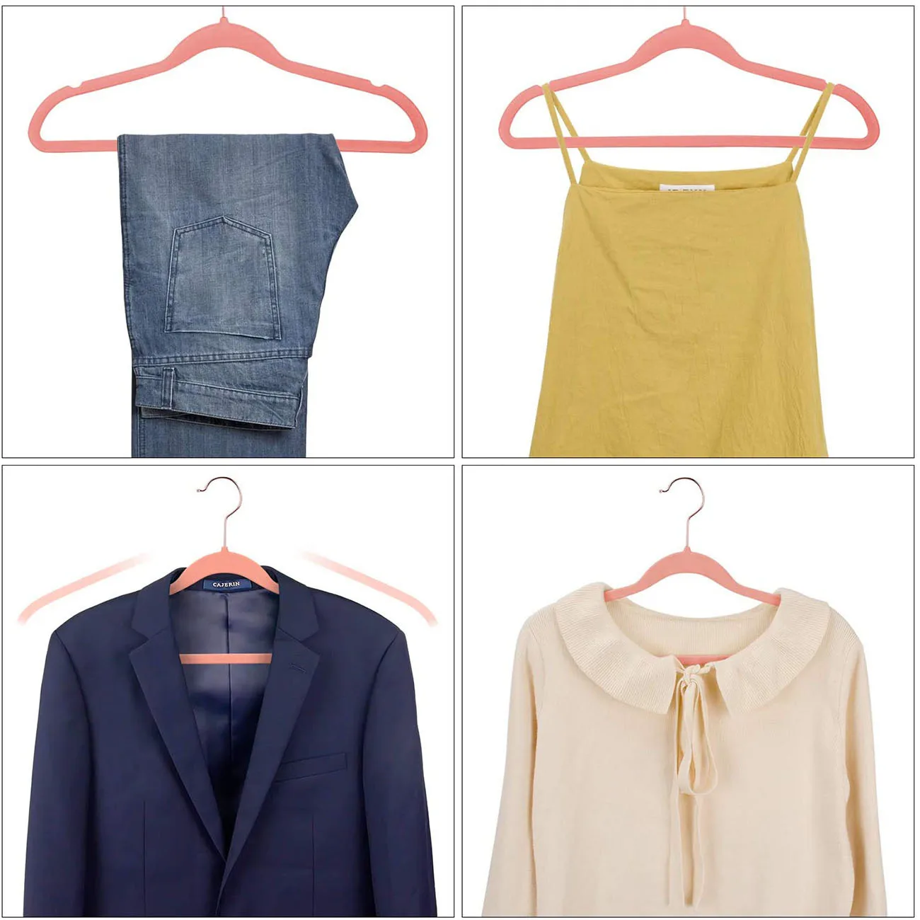 Description Picture 4 of item17 In Adult Rose Gold Hook Flocked Clothes Hanger, Plastic Non-slip Velvet Clothes Hanger, Drying Rack Bedroom Storage Rack.