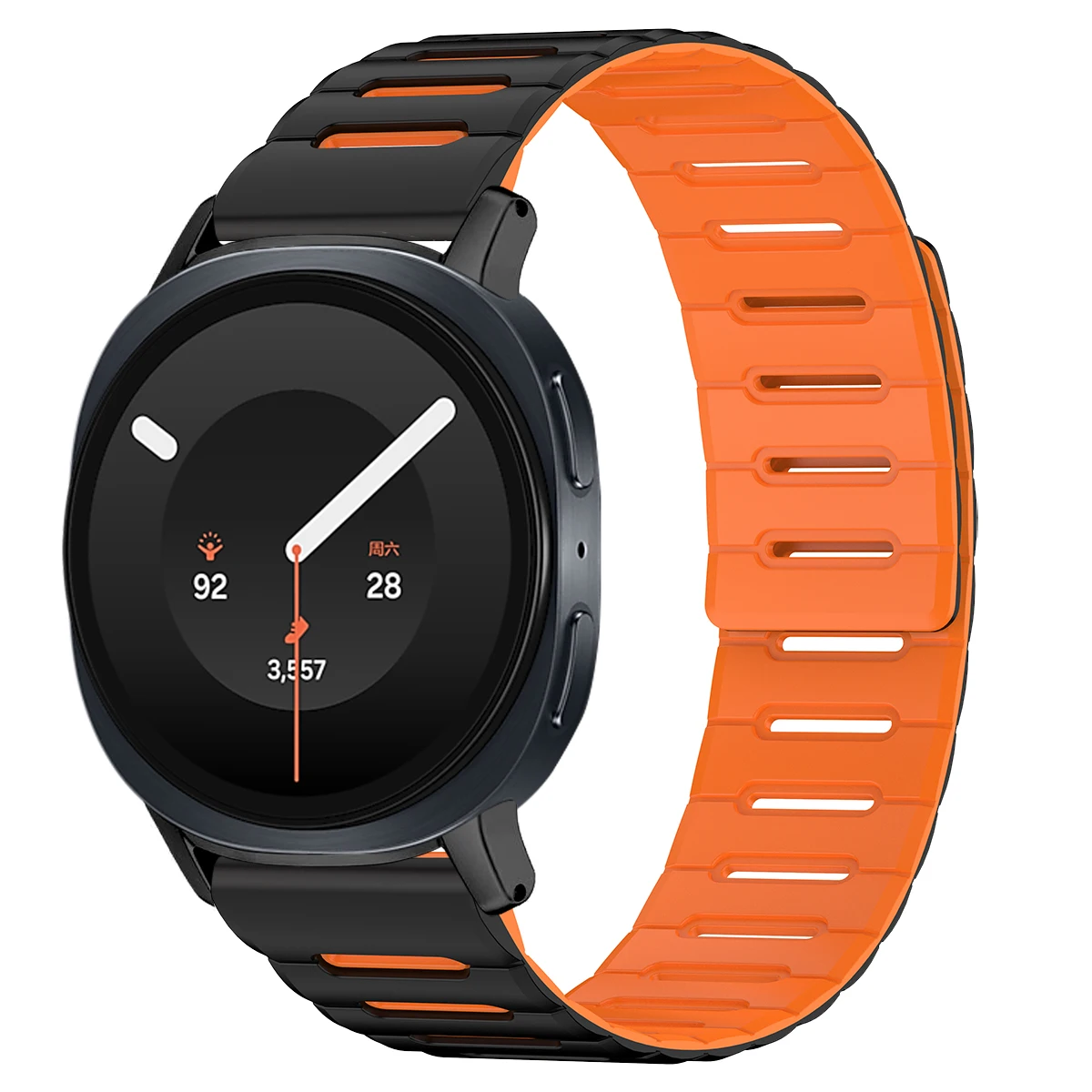 Enhanced Magnetic Silicone Loop Strap Replacement Bracelet Accessories