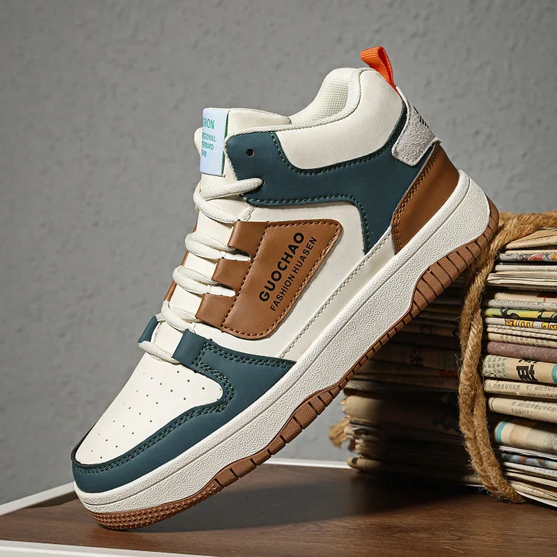 

Мужская обувь осень-зима высокие новые мужские кроссовки для скейтборда модные трендовые повседневные кроссовки для студентов