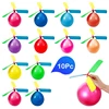 1-10pcs Helicopter Balloon Portable Outdoor Playing Flying Air Ballon Toy Birthday Party Decorations Kids Gift Party Supplies 1