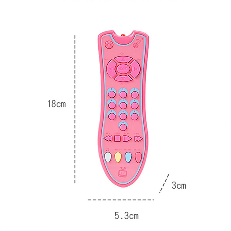 Music Mobile Phone TV Remote Control Car Key Baby Early Educational Toys Electric Numbers English Learning Toys Gift For Newborn educational toys