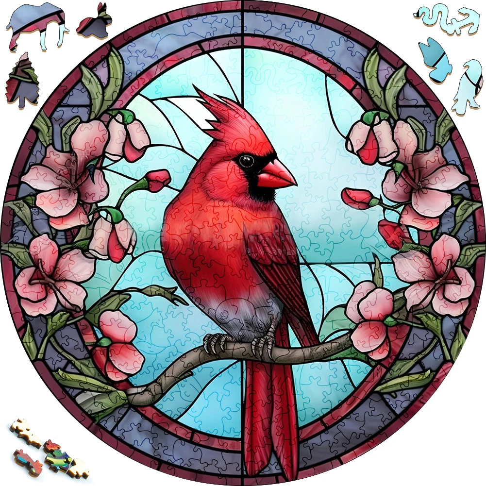 Beautifully Wooden Puzzles Painted Bird Art Decoration Irregular Shape Puzzle Board Set Decompression Puzzle Toys for Adults hermann hesse montagnola 1933 jigsaw puzzle personalized toy wooden jigsaws for adults puzzle